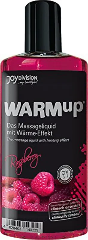 WARMup Himbeer Massageöl – 150 ml