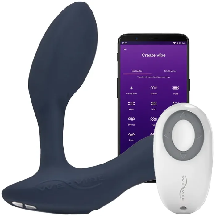 We-Vibe Vector Prostatavibrator mit Fernbedienung und App