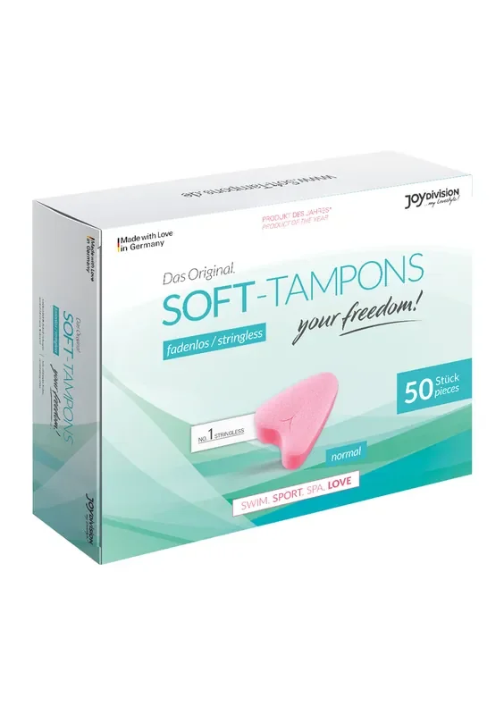 Weiche Tampons Normal, Packung mit 50 Stück
