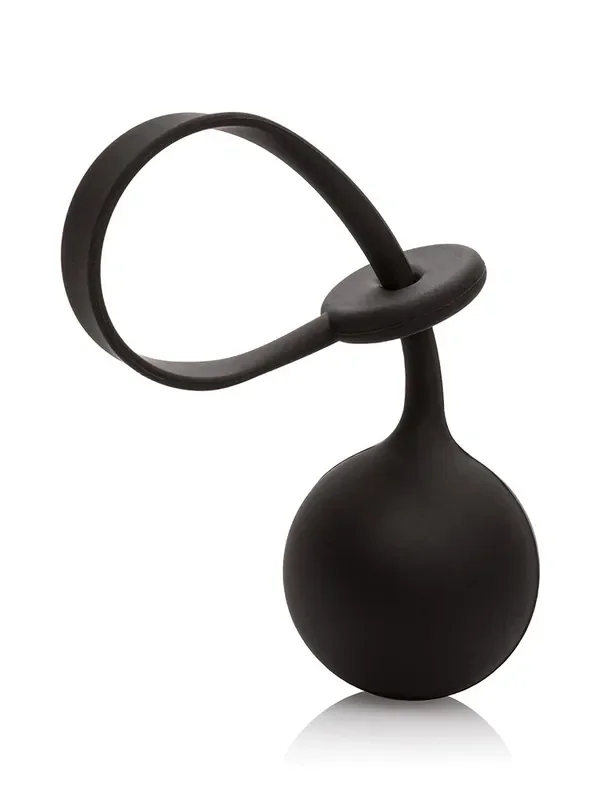 Weighted Lasso Ring Penisschlaufe mit Gewicht, schwarz