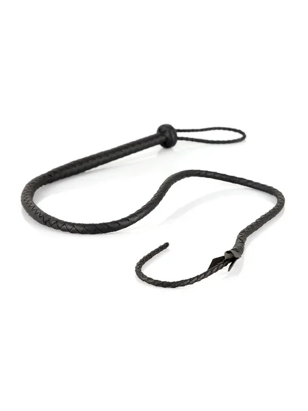 Wild Thing Leder-Peitsche, schwarz