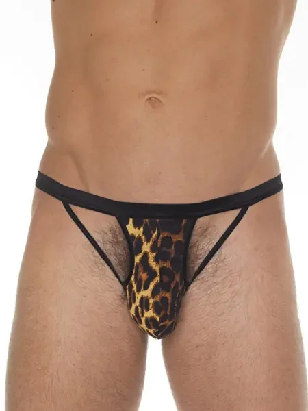 Wildcat String mit Riemchen, leopard