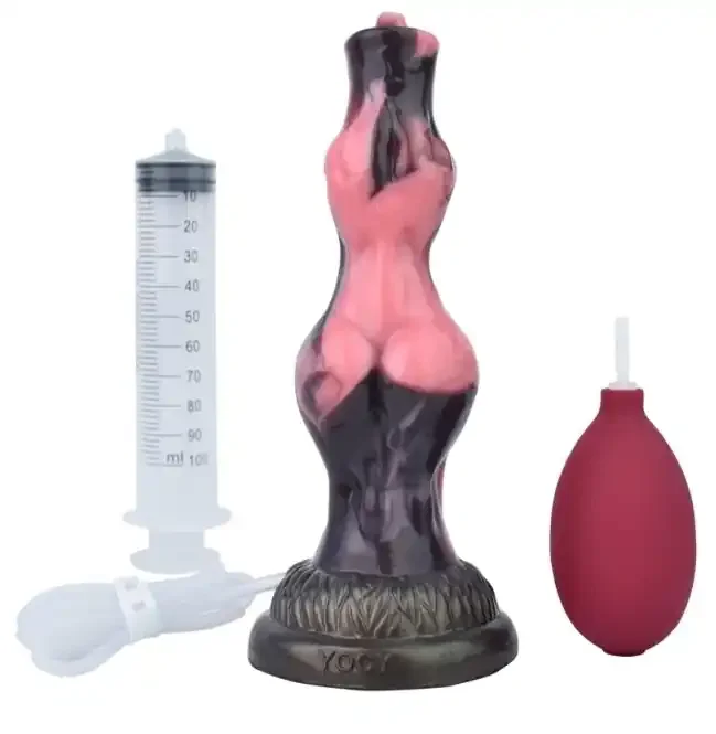 Wolfaw 16.5 x 5.5cm Abspritzdildo Schwarz