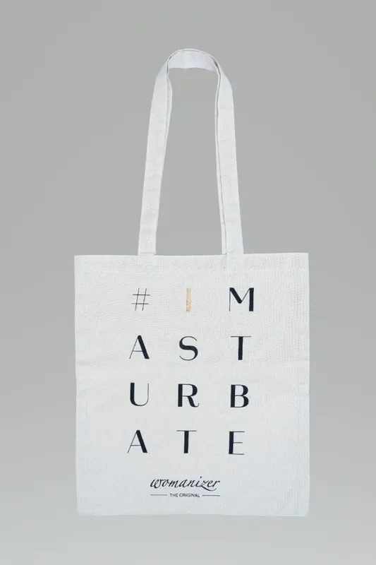 Womanizer IMasturbate organic tote bag – organic cotton
