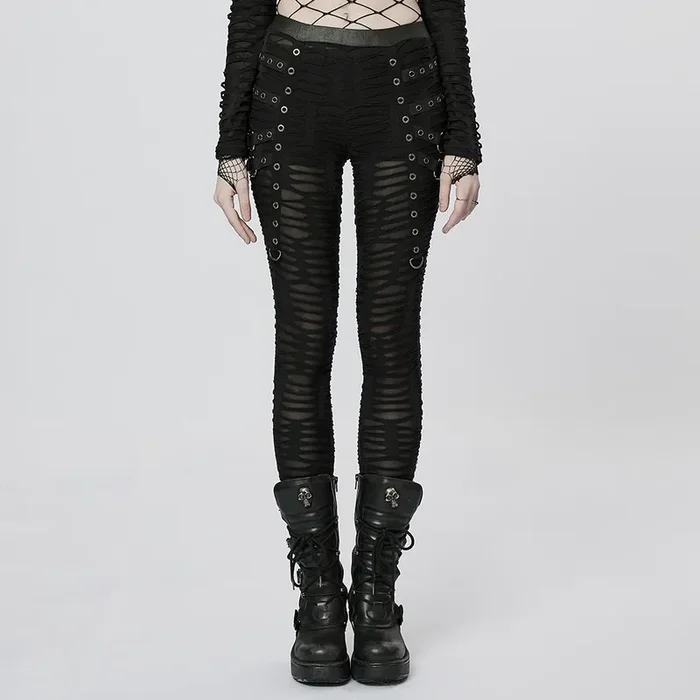 Women‘s Post-Apocalyptic Distressed Leggings