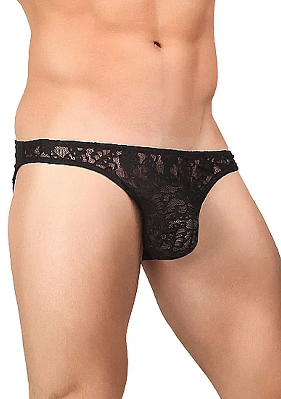 Wonder Slip aus Spitze in Schwarz