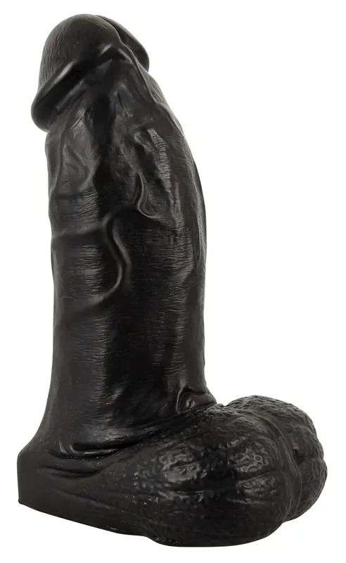 XL Dildo mit Hoden aus flexiblem Material
