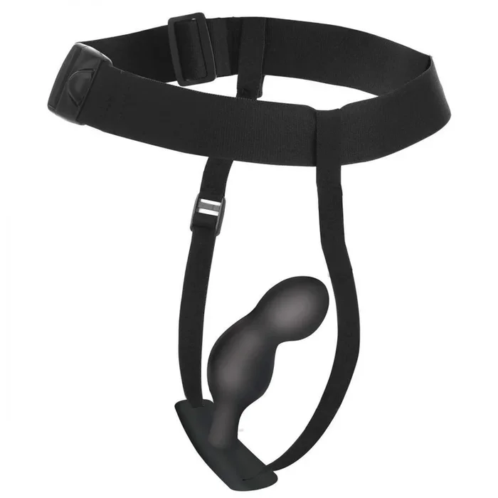 XR Brands – P-Spot Plugger Analplug mit Gurt und Fernbedienung