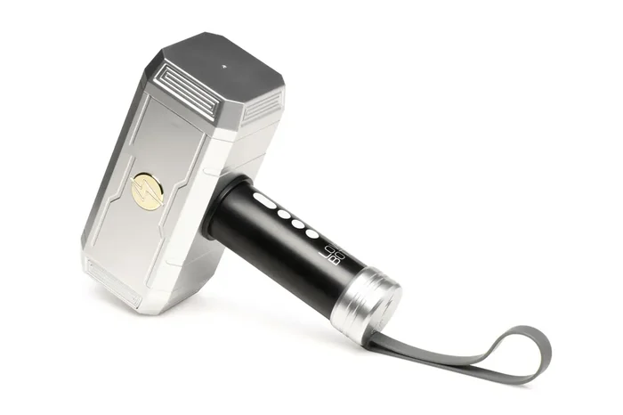 XR Brands – Thunder Stroker Saugender Masturbator – Silber & Schwarz
