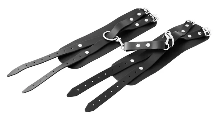 XX-DREAMSTOYS Leder-Fußfessel „The Crown“ schwarz