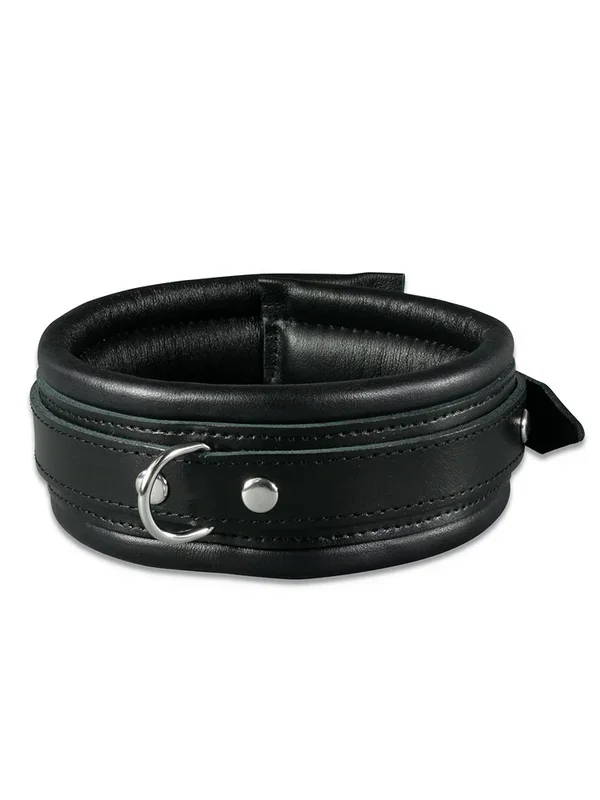 Xx-DreamsToys: Leder-Halsfessel, schwarz