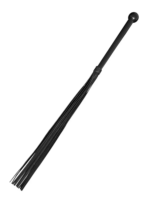Xx-DreamsToys Leder-Peitsche, schwarz