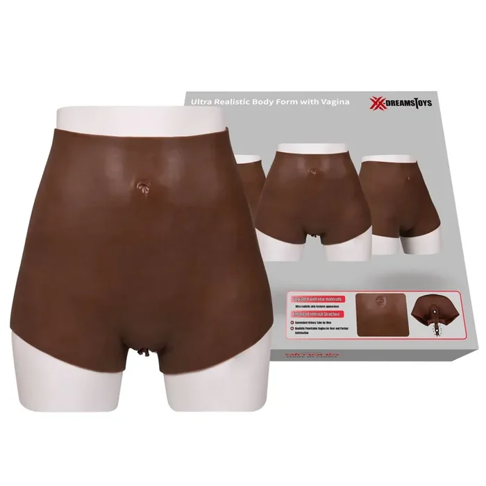 XX-DREAMSTOYS Ultra Realistische Vagina-Form Schwarz Größe