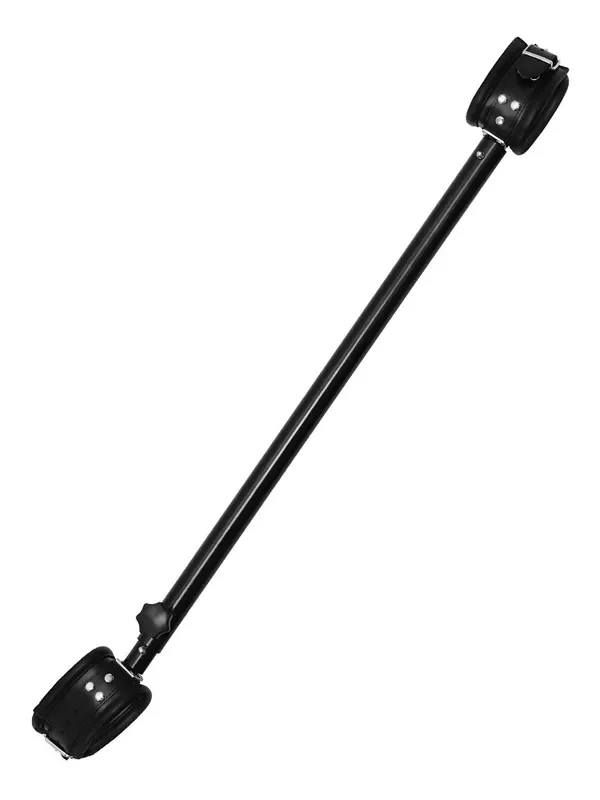 Xx-DreamsToys Variable Spreizstange mit Leder- Fußfesseln, schwarz
