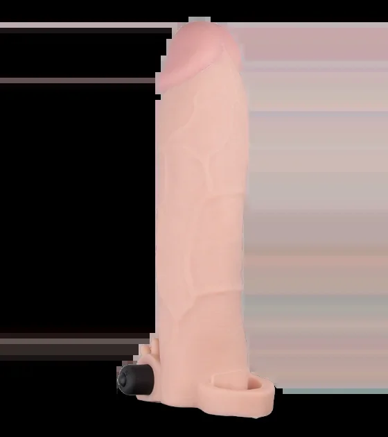 XXL-Silikonsleeve im realistischen Penisdesign