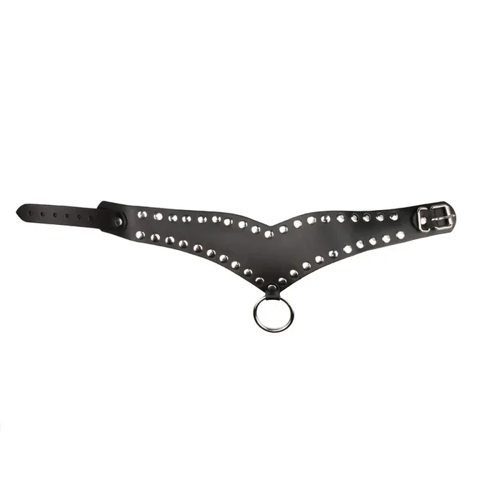 Zado – Halsband aus Leder mit Nieten