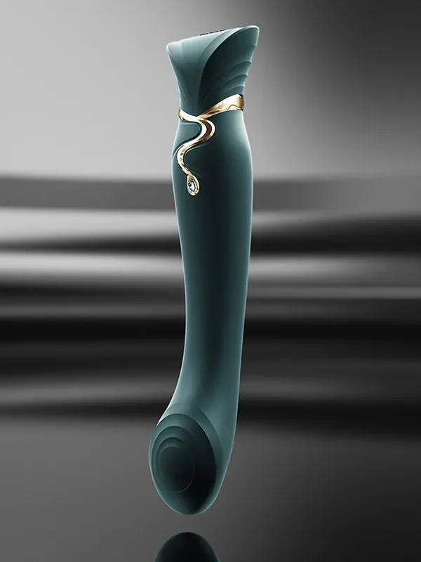 Zalo Queen G-Punkt-/Pulse-Wave-Vibrator, grün