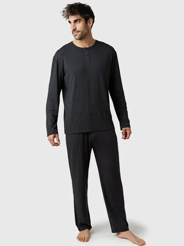 Zero Defects Damier Pyjama, graphit