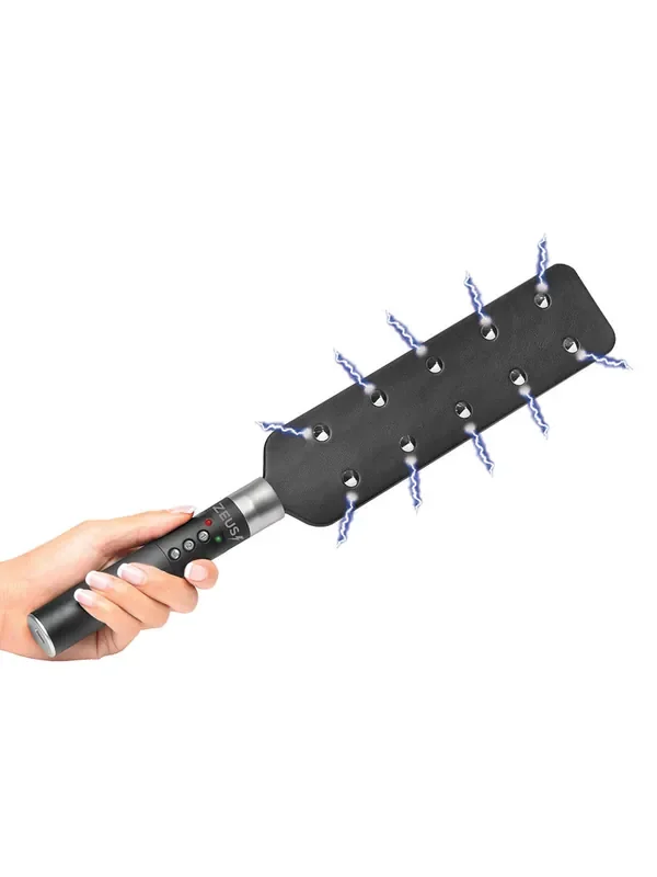 Zeus E-Stim Spiked Paddle Elektro-Paddle, schwarz