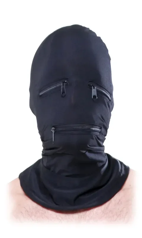 Zipper Face Hood