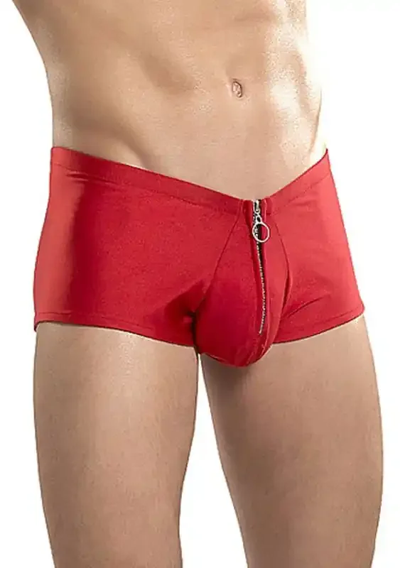 Zipper Short in Rot
