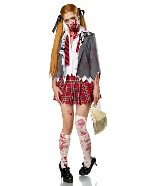 Zombiekostüm Zombie Schoolgirl